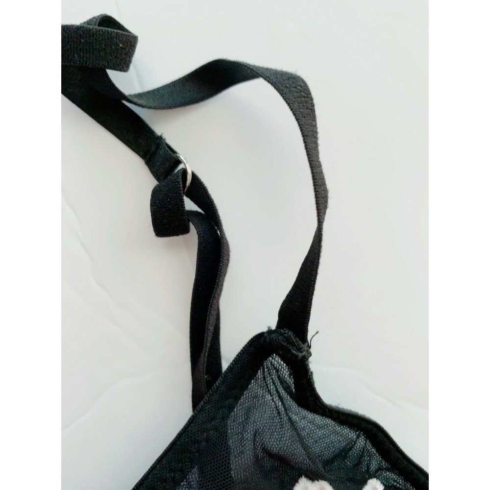 Out From Under UO Small Mesh Black Emboidered Bra - Picture 3 of 6